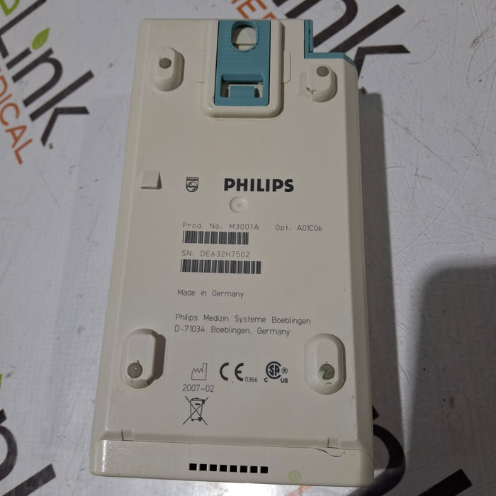 Philips M3001A-A01C06 Fast SpO2, NIBP, ECG, Temp, IBP MMS Module