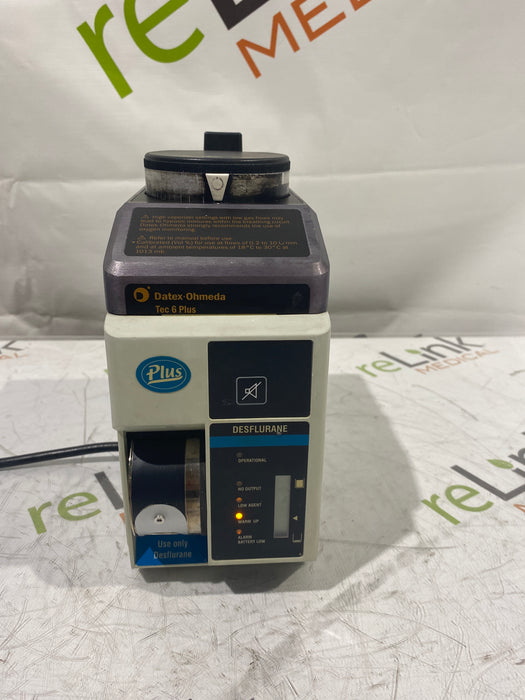 Datex-Ohmeda Tec 6 Plus Desflurane Vaporizer