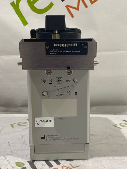 Datex-Ohmeda Tec 6 Plus Desflurane Vaporizer