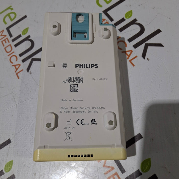 Philips M3001A-A01C06 Fast SpO2, NIBP, ECG, Temp, IBP MMS Module
