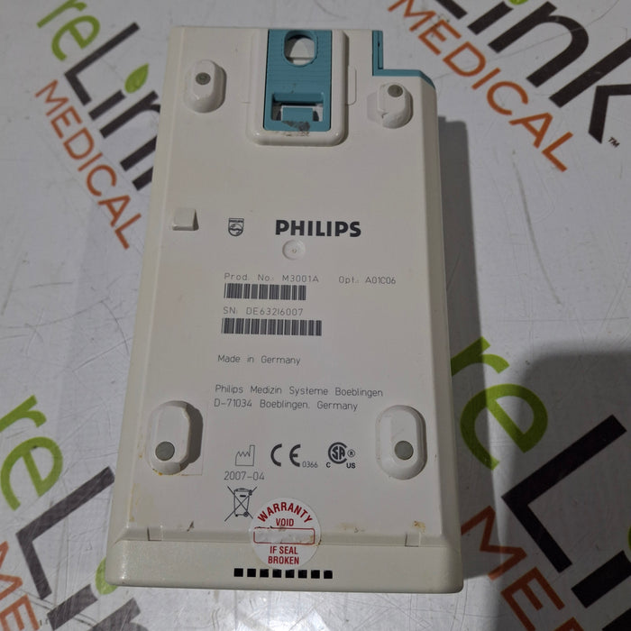 Philips M3001A-A01C06 Fast SpO2, NIBP, ECG, Temp, IBP MMS Module