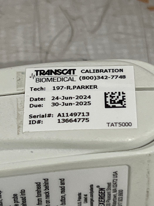 Exergen Corporation TAT-5000 Temporal-Scanner