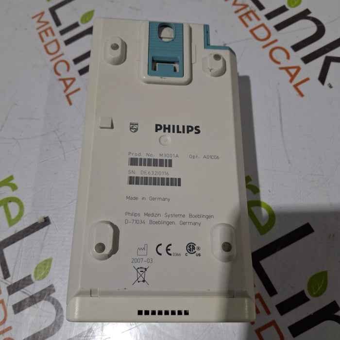 Philips M3001A-A01C06 Fast SpO2, NIBP, ECG, Temp, IBP MMS Module