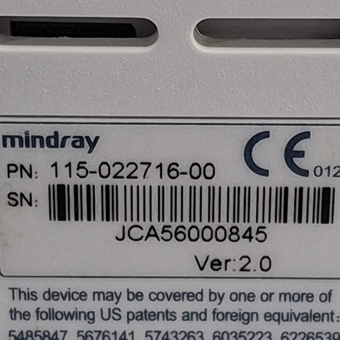 Mindray MPM w/Nellcor Module for DPM6/7
