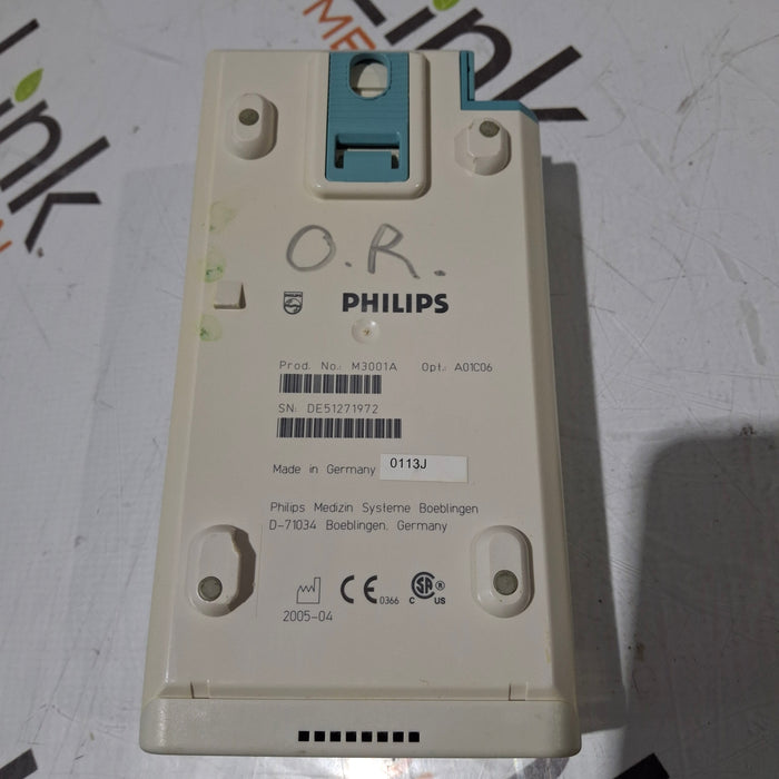 Philips M3001A-A01C06 Fast SpO2, NIBP, ECG, Temp, IBP MMS Module