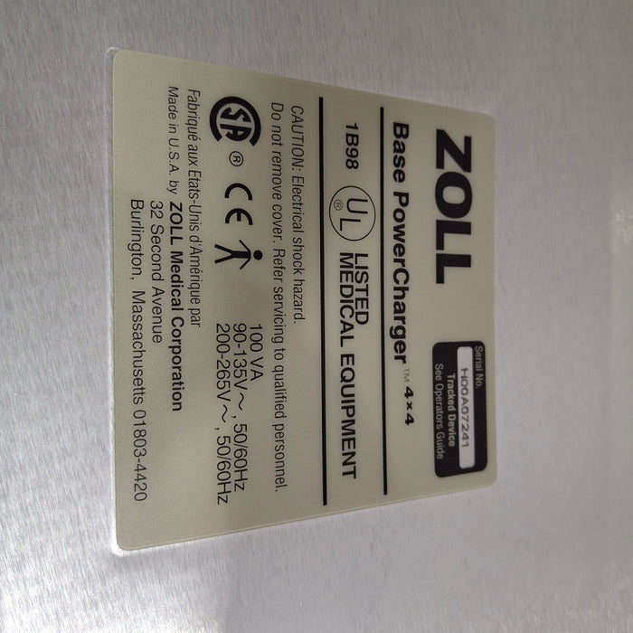 Zoll Base PowerCharger 4x4 Four Battery Charger