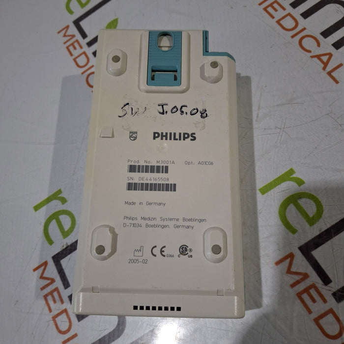Philips M3001A-A01C06 Fast SpO2, NIBP, ECG, Temp, IBP MMS Module