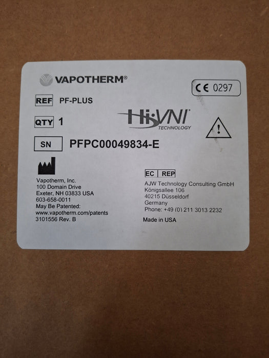 Vapotherm Precision Flow Plus Meter Humidifier