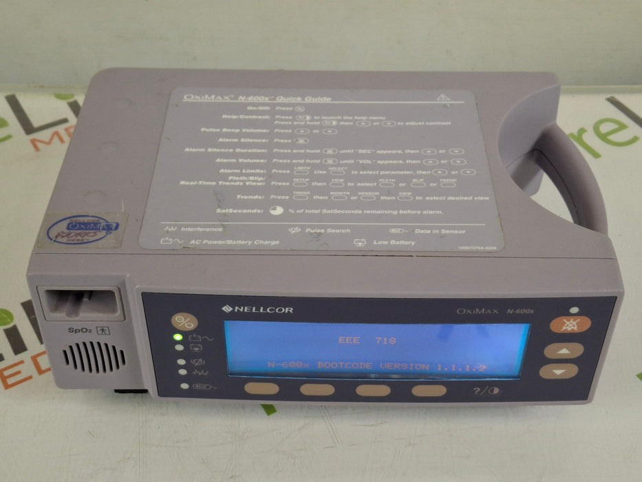 Nellcor OxiMax N-600x Pulse Oximeter