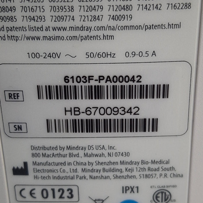 Mindray Accutorr 7 Vital Signs Monitor