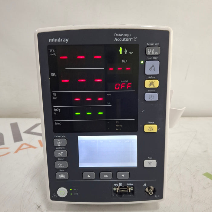Mindray Datascope Accutorr V Vital Signs Monitor