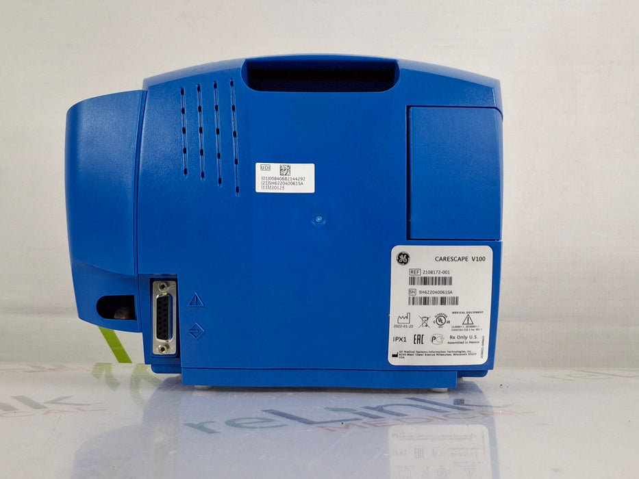 GE Healthcare Dinamap V100 - NIBP, SpO2, Temp Vital Signs Monitor