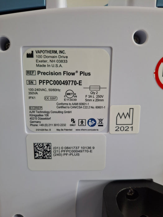 Vapotherm Precision Flow Plus Meter Humidifier
