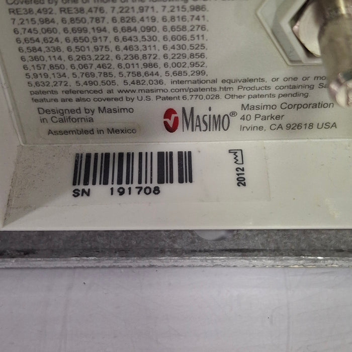Masimo Radical Signal Extraction RDS-1 Pulse Oximeter