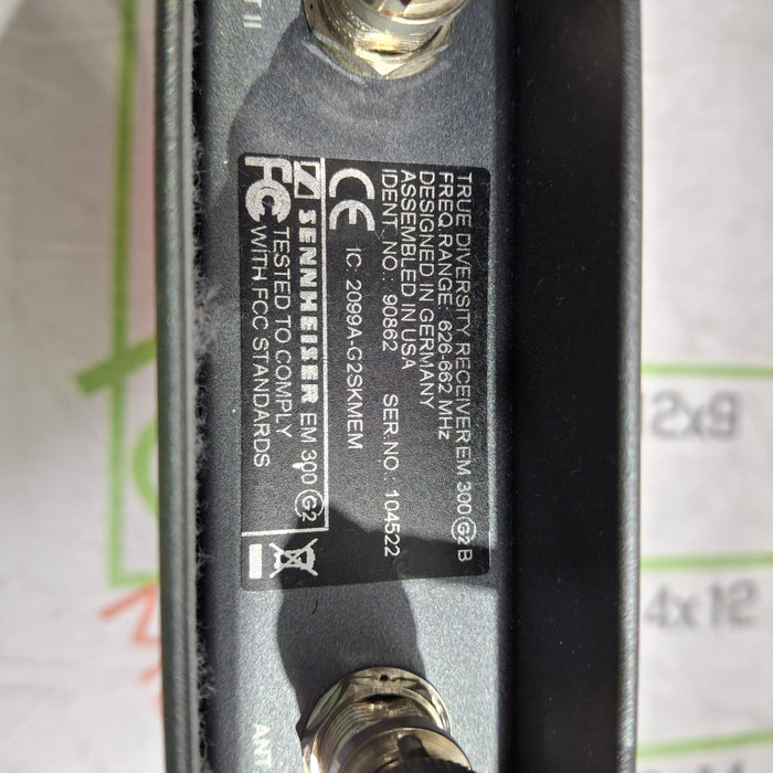 Sennheiser Electronic Corporation EM 300 G2 True Diversity Receiver