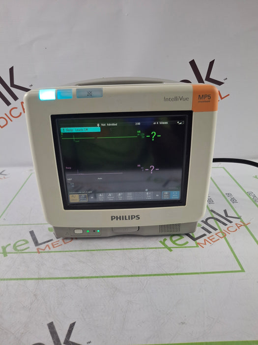 Philips MP5 Anesthesia Oximax SpO2 ECG, Press, NBP, Temp CO2 Patient Monitor