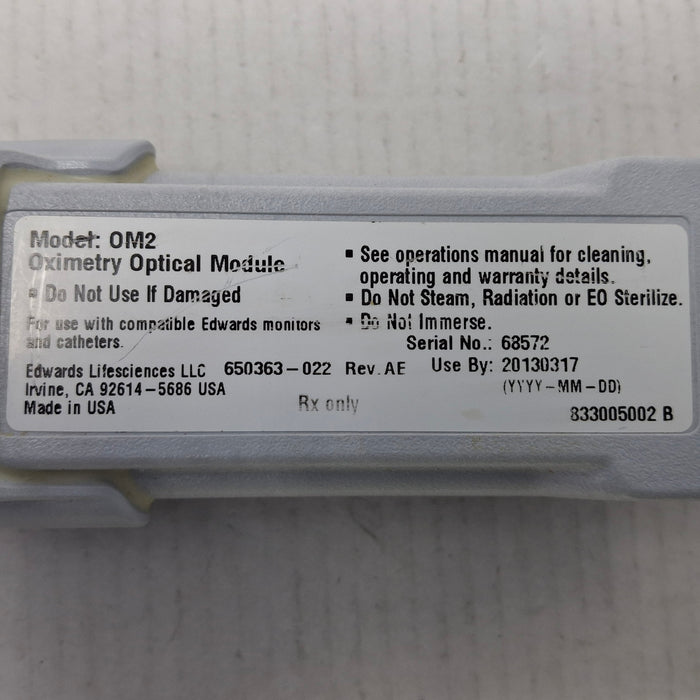 Edwards Lifesciences OM2 Oximetry Optical Module