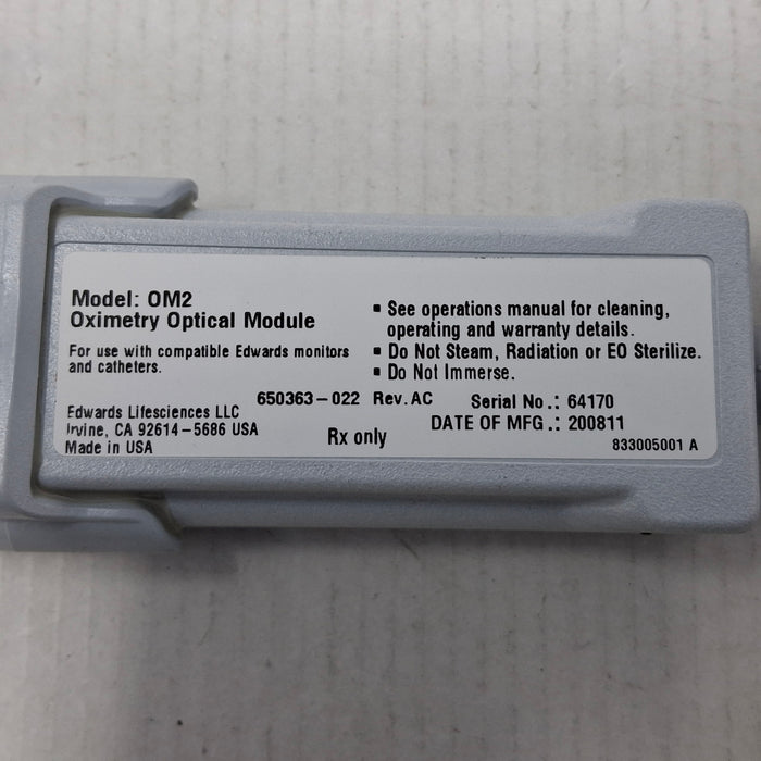 Edwards Lifesciences OM2 Oximetry Optical Module