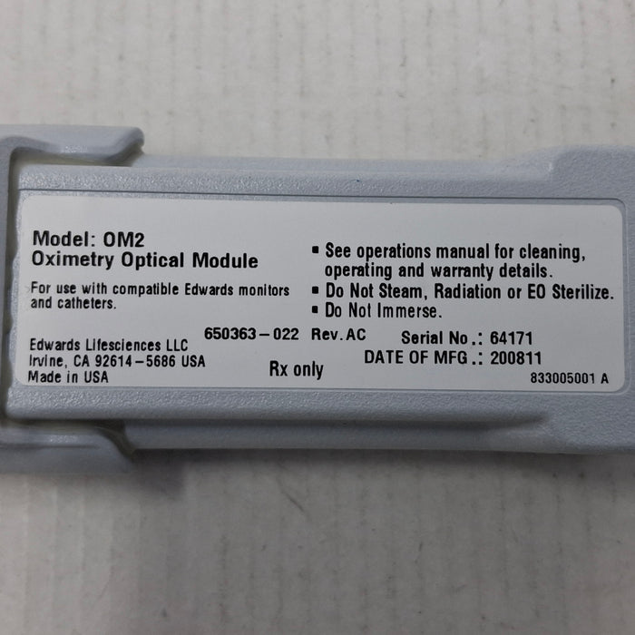 Edwards Lifesciences OM2 Oximetry Optical Module
