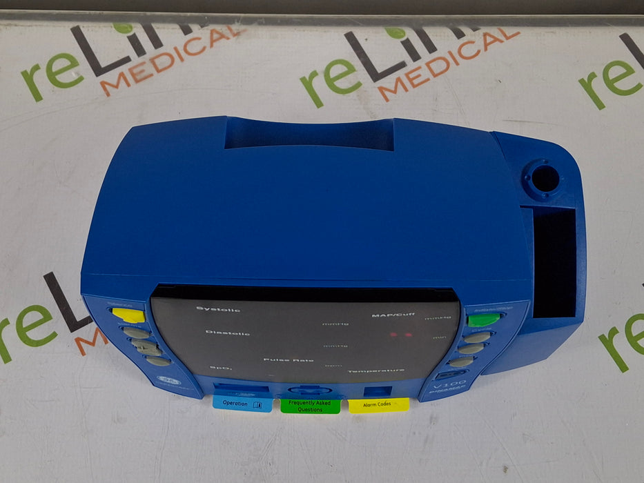 GE Healthcare Dinamap V100 - NIBP, SpO2, Temp Vital Signs Monitor