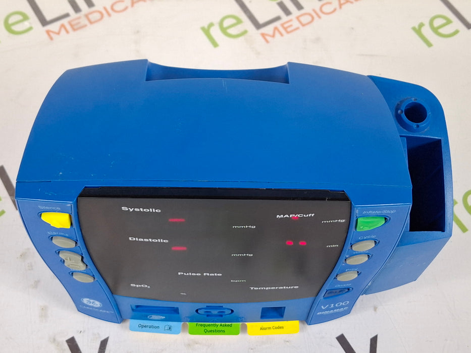 GE Healthcare Dinamap V100 - NIBP, SpO2, Temp Vital Signs Monitor