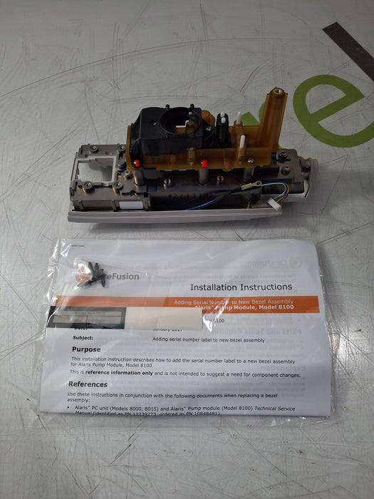 CareFusion Alaris 8100 Infusion Pump Module Bezel Assembly Kit