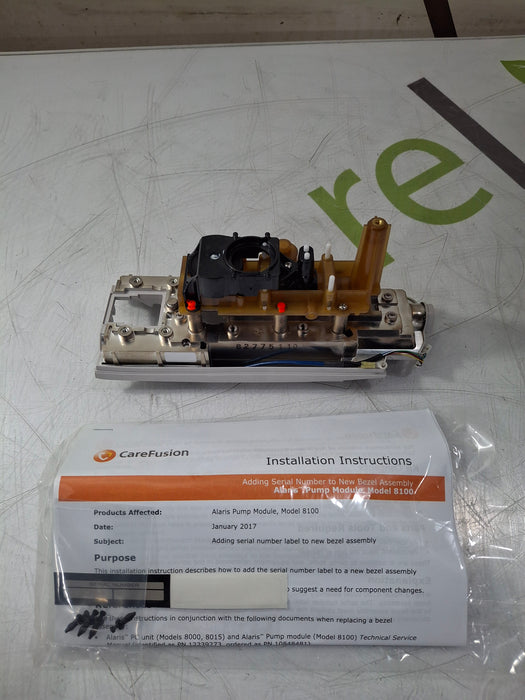 CareFusion Alaris 8100 Infusion Pump Module Bezel Assembly Kit