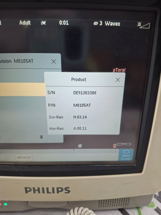 Philips IntelliVue MP5T Patient Monitor