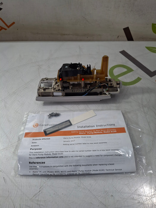 CareFusion Alaris 8100 Infusion Pump Module Bezel Assembly Kit