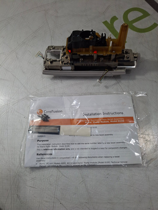 CareFusion Alaris 8100 Infusion Pump Module Bezel Assembly Kit