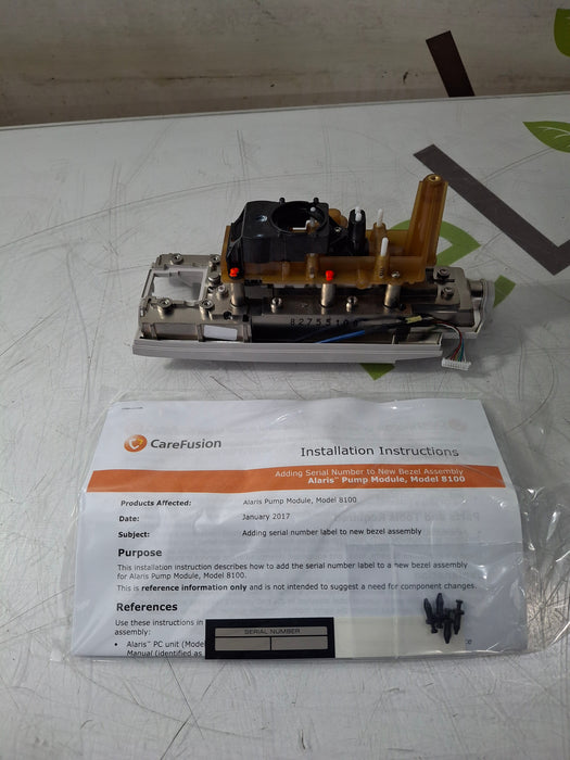 CareFusion Alaris 8100 Infusion Pump Module Bezel Assembly Kit