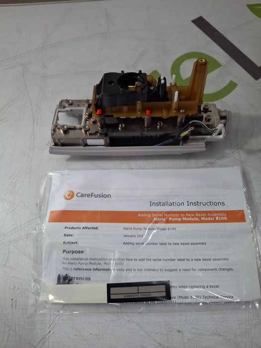 CareFusion Alaris 8100 Infusion Pump Module Bezel Assembly Kit
