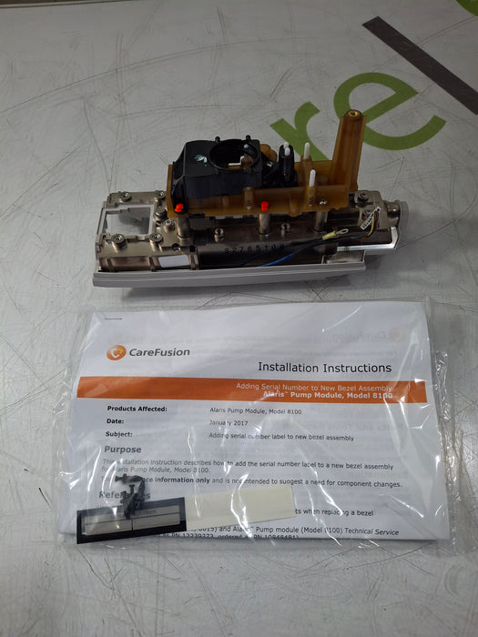 CareFusion Alaris 8100 Infusion Pump Module Bezel Assembly Kit