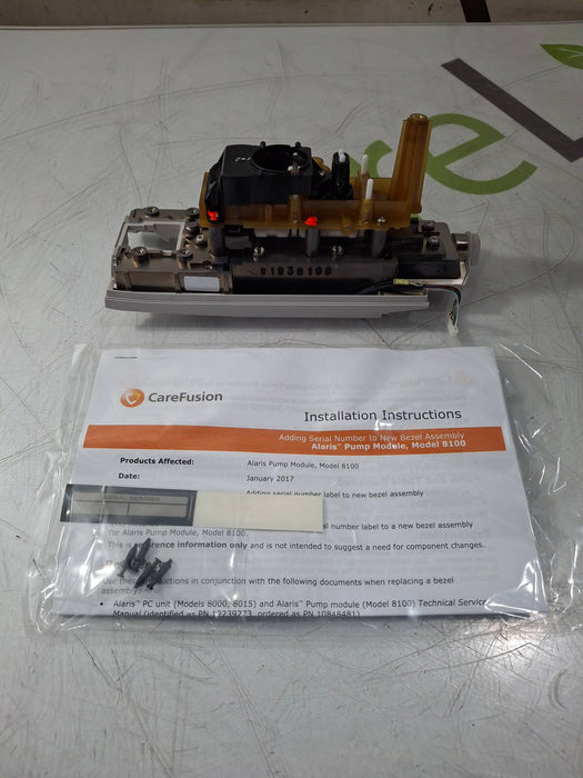 CareFusion Alaris 8100 Infusion Pump Module Bezel Assembly Kit