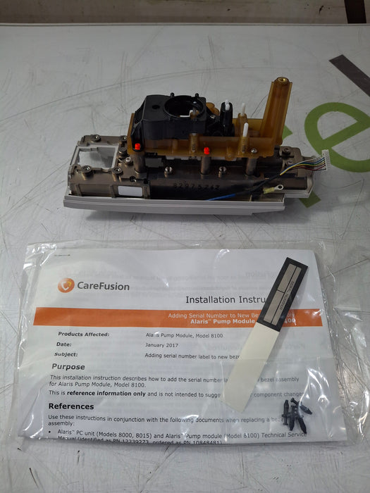 CareFusion Alaris 8100 Infusion Pump Module Bezel Assembly Kit