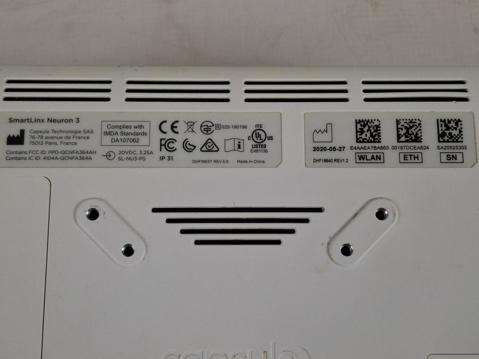Smartlinx Inc Capsule Technologies Neuron 3 Monitor