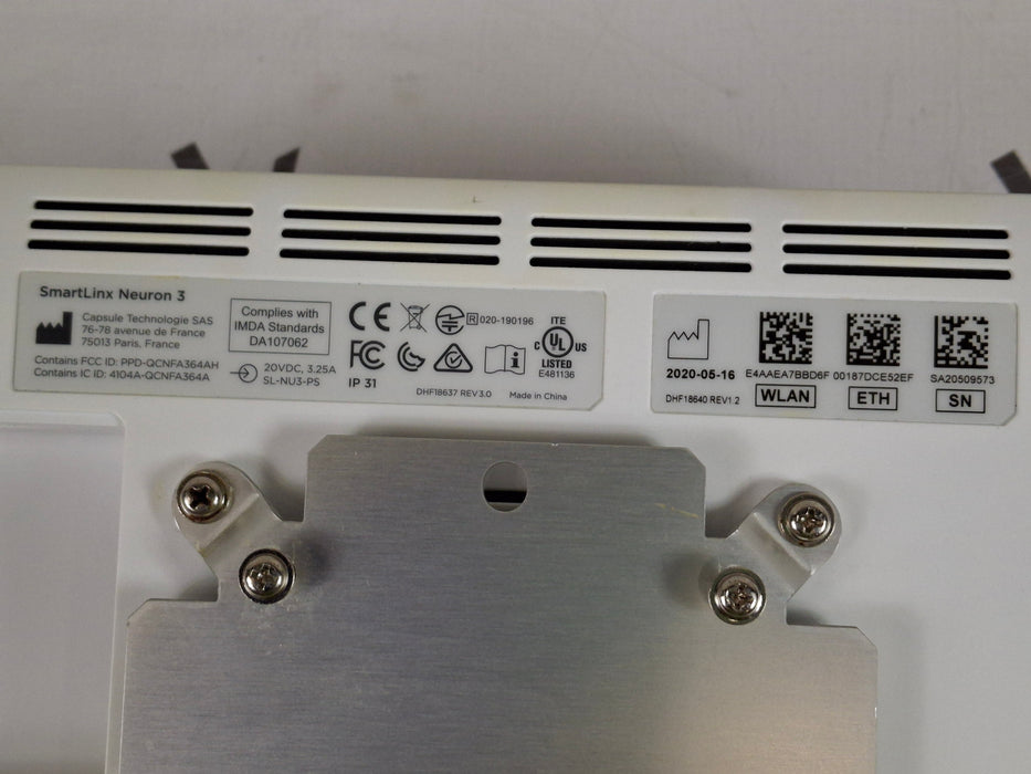 Smartlinx Inc Capsule Technologies Neuron 3 Monitor