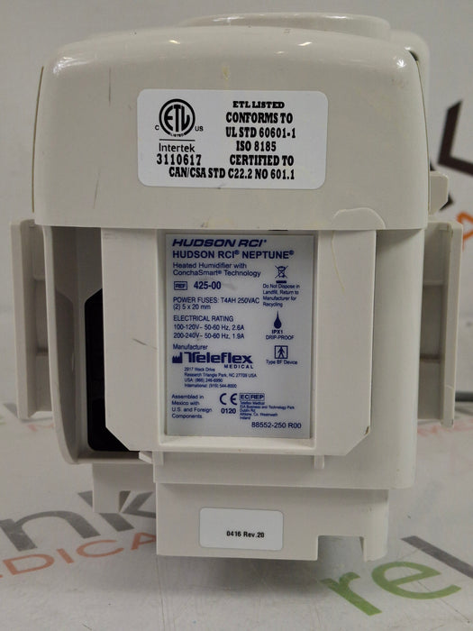 Teleflex Medical Hudson RCI Neptune Heated Humidifier