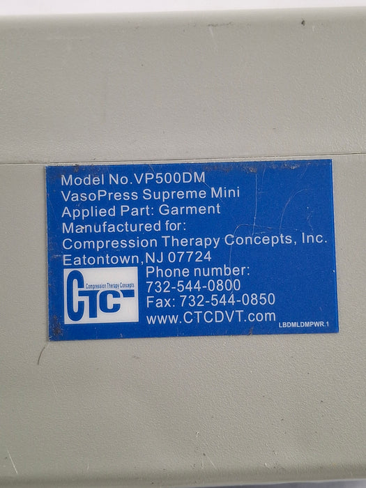 CTC VasoPress Supreme Mini VP500DM Pump