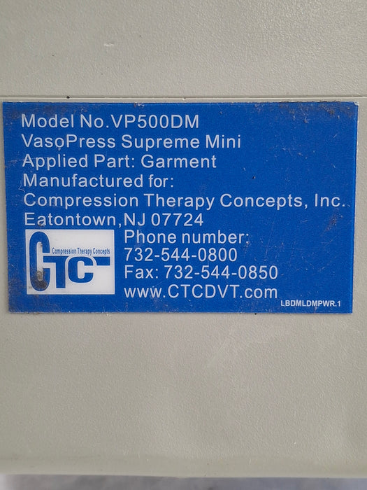 CTC VasoPress Supreme Mini VP500DM Pump