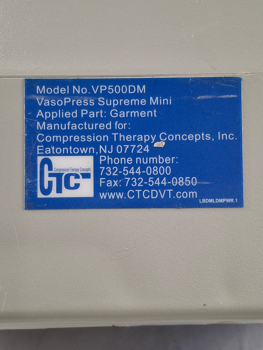 CTC VasoPress Supreme Mini VP500DM Pump