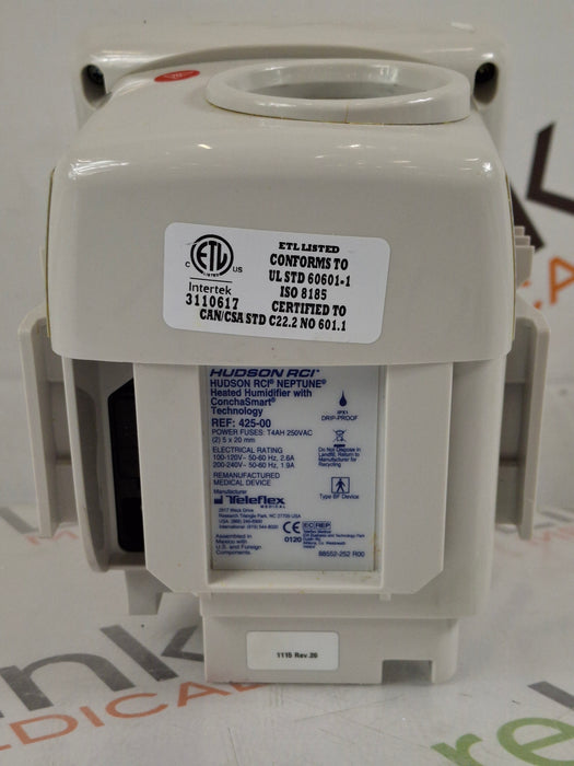 Teleflex Medical Hudson RCI Neptune Heated Humidifier