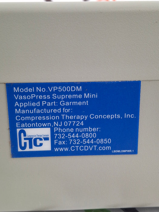 CTC VasoPress Supreme Mini VP500DM Pump