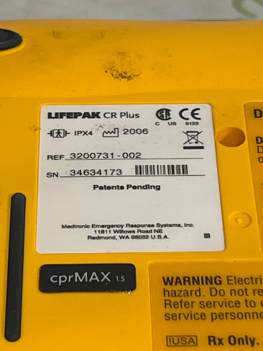 Medtronic LifePak CR Plus Defibrillator