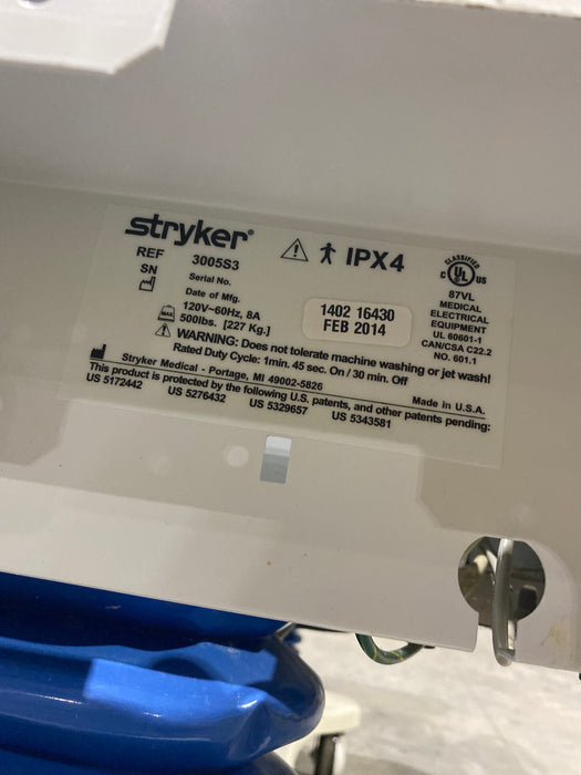 Stryker Secure III 3005 Hospital Bed