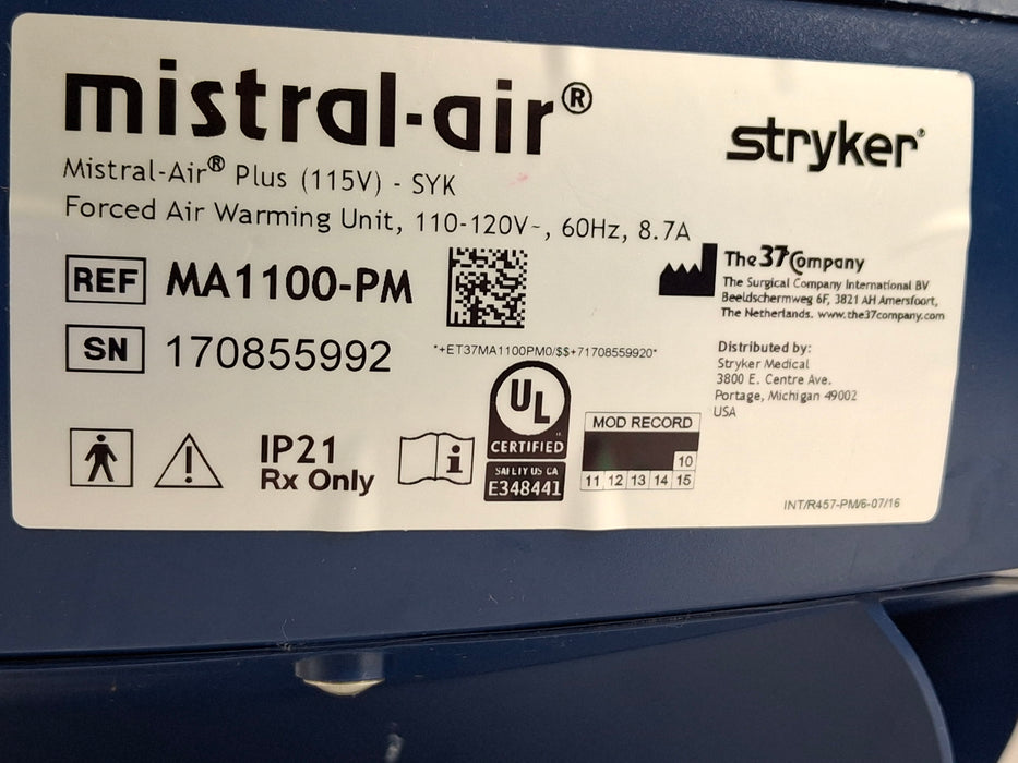 Stryker Mistral-Air Forced Air Warming System