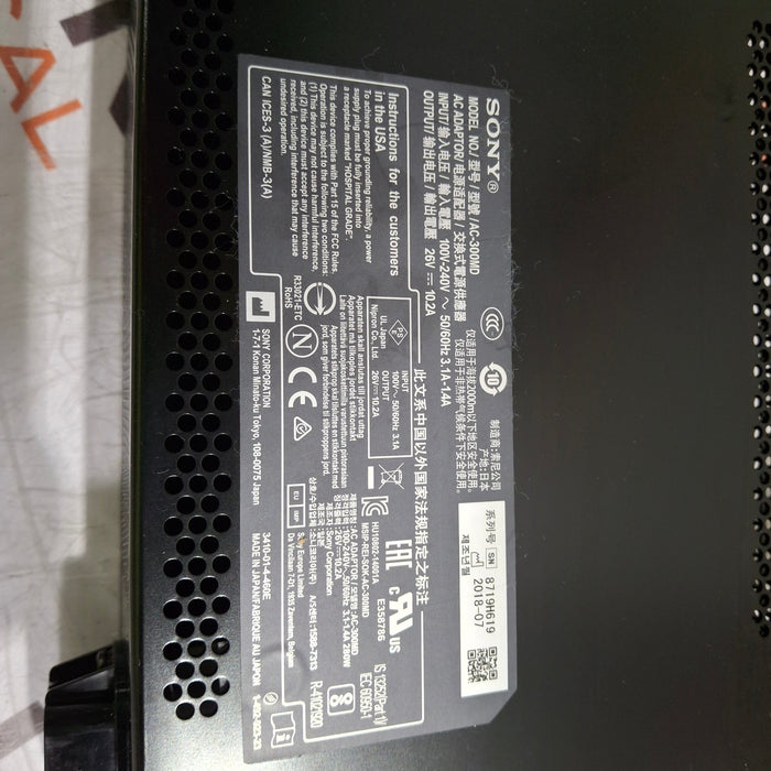 Sony AC-300MD Surgical Display AC Adapter