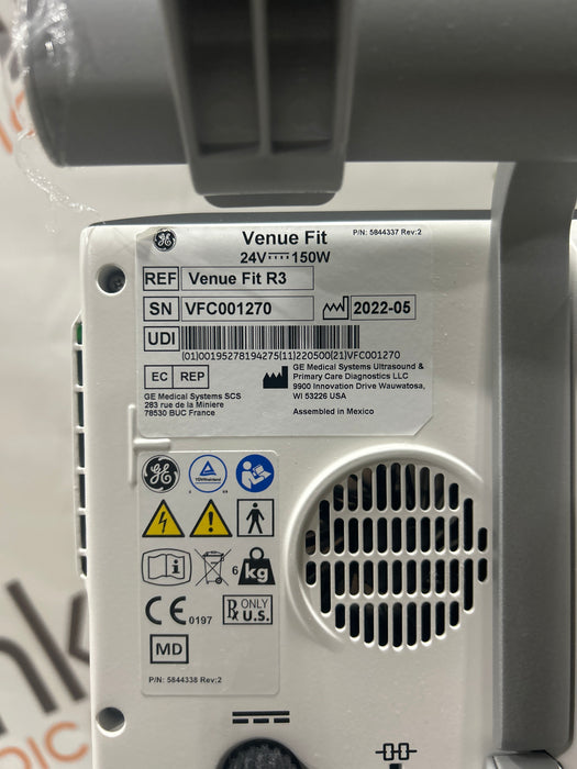 GE Healthcare Venue Fit R3 Ultrasound System