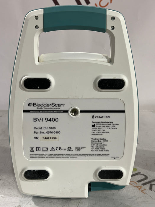 Verathon Medical, Inc BVI 9400 Bladderscan