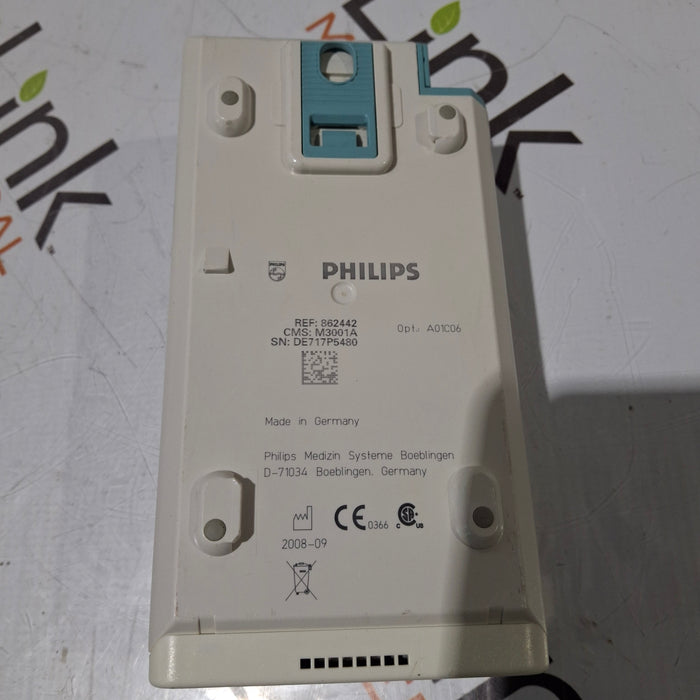 Philips M3001A-A01C06 Fast SpO2, NIBP, ECG, Temp, IBP MMS Module